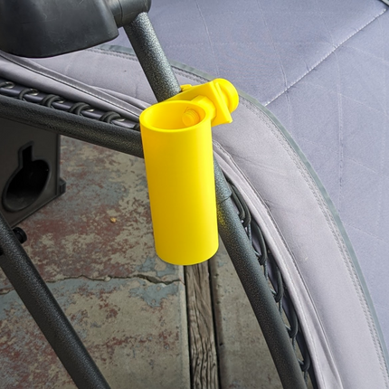 Meškerės laikiklis kėdei