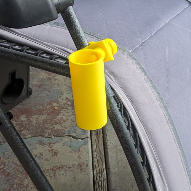 Meškerės laikiklis kėdei