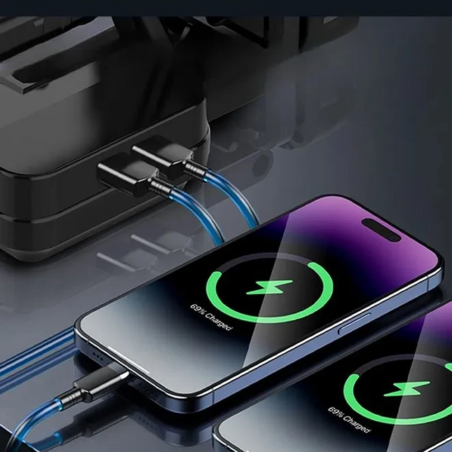 Galingas LED Darbinis Prožektorius + 2 USB (Suderinamas su Makita 18V)