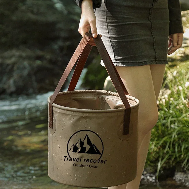 Sulankstomas žvejybos kibiras 20L – Maksimali talpa