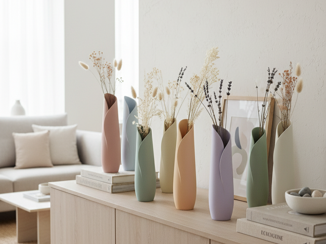 Elegantiška Siaura Vaza