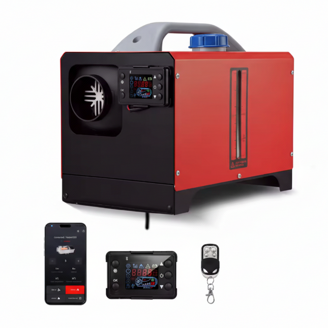 8kW Dyzelinis Oro Šildytuvas – Šiluma Bet Kur ir Bet Kada (Webasto Bluetooth)