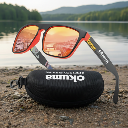 Okuma Professional – Poliarizuoti UV400 akiniai žvejybai ir aktyviam laisvalaikiui