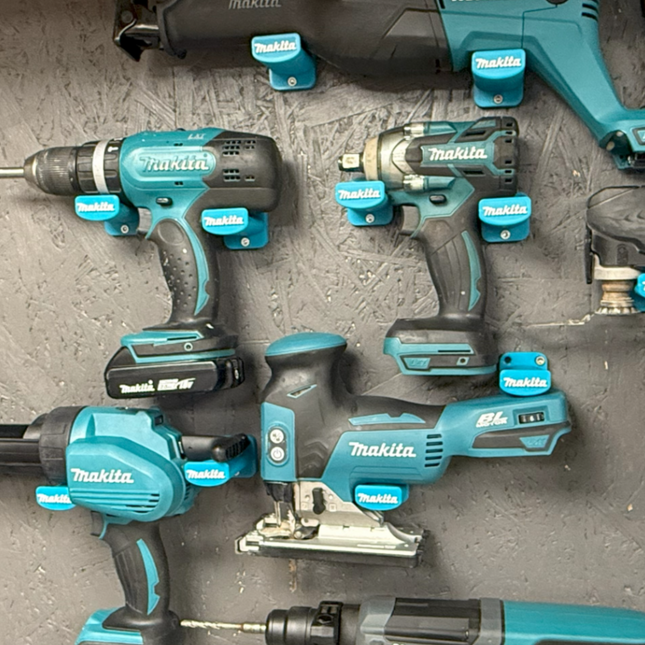 Universalus Makita įrankių sieninis laikiklis