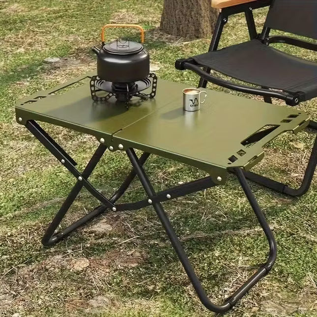 Metalinis Sulankstomas Žvejybos ir Kempingo Staliukas