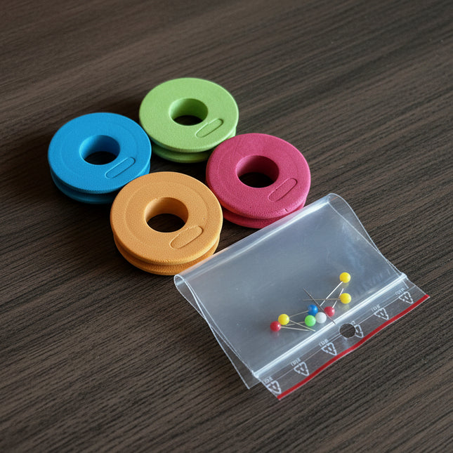 4 vnt. EVA Ritinių + 8 Smeigtukai