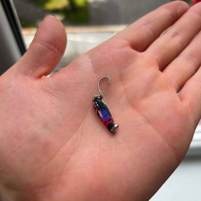 Micro-Spoon „Vabalas“ – 1.5g Masalų Rinkinys (6 vnt.) + Dežutė dovanų