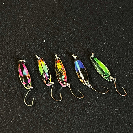 Micro-Spoon „Vabalas“ – 1.5g Masalų Rinkinys (5 vnt.) + Dežutė dovanų