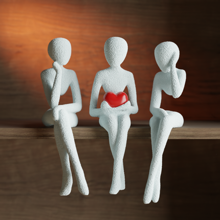 Skulptūrų Rinkinys „Ryšys ir Širdis“