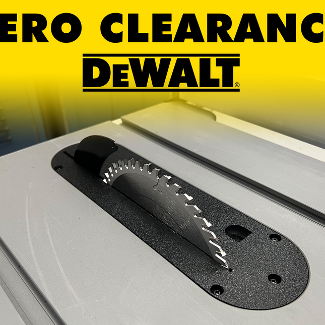 DEWALT Frezavimo Stalo Įdėklas – „Zero Clearance“ Plokštė Tikslumui