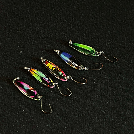 Micro-Spoon „Vabalas“ – 1.5g Masalų Rinkinys (5 vnt.) + Dežutė dovanų