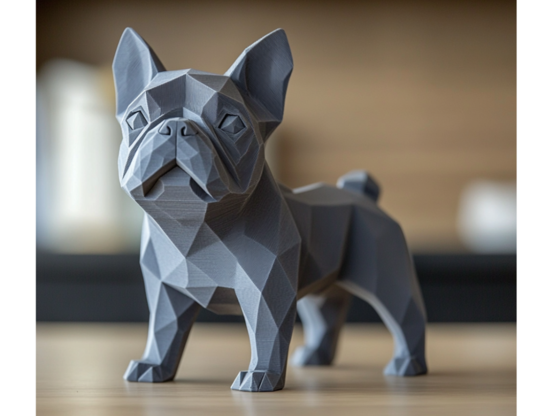 Prancūzų buldogo statulėlė