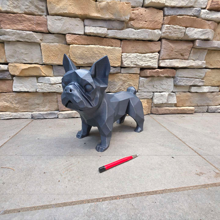 Prancūzų buldogo statulėlė