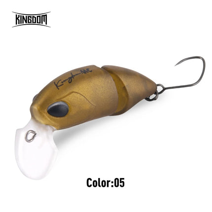 Kingdom Dviejų Dalių Mikro Vobleris (37mm, 2.3g) – Plaukiantis C05
