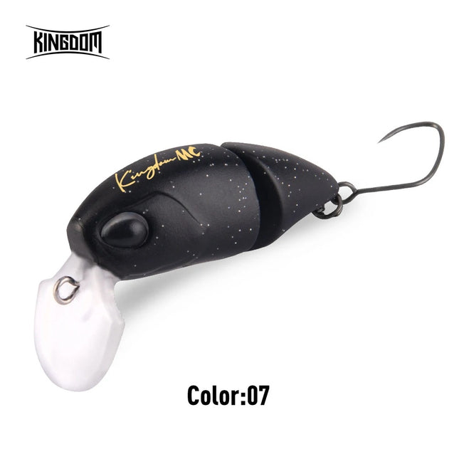 Kingdom Dviejų Dalių Mikro Vobleris (37mm, 2.3g) – Plaukiantis C07