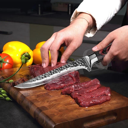 „Iron Chef Legacy“ – Rankų darbo kalto plieno mėsininko peilis