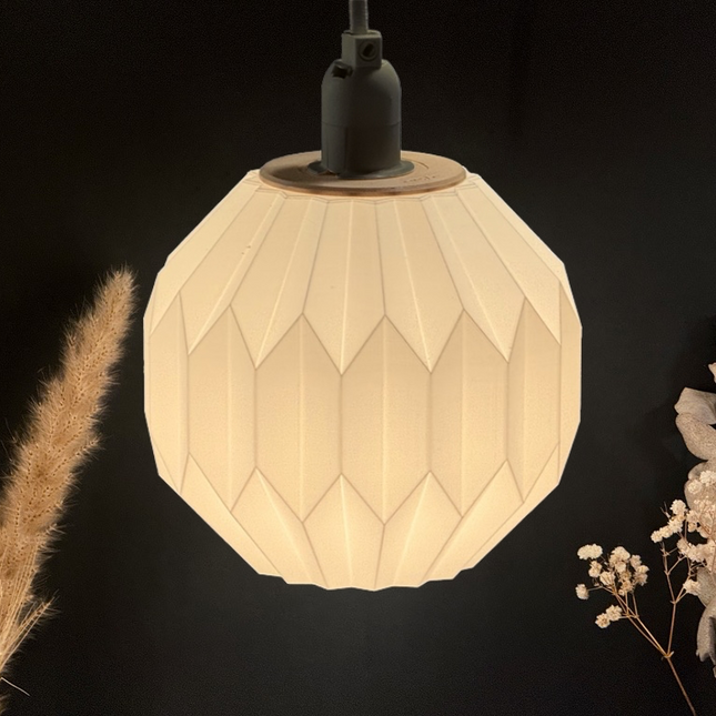 Pakabinamo Šviestuvo Gaubtas „Origami Sfera“ – 15 cm