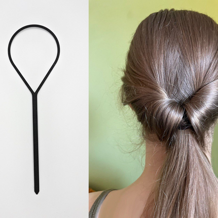 Elegantiškas Plaukų Sukimo Ir Fiksavimo Įrankis (Topsy Tail Tool) 5vnt.
