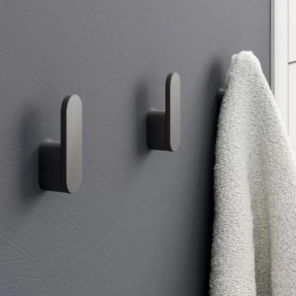 Minimalistinis sieninis rankšluosčių laikiklis – 2 dalių komplektas