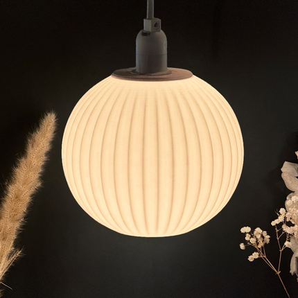 Pakabinamo Šviestuvo Gaubtas „Kylantis Raštas“ – 15 cm Sfera
