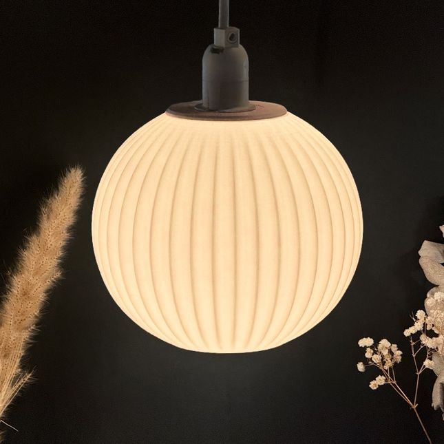Pakabinamo Šviestuvo Gaubtas „Kylantis Raštas“ – 15 cm Sfera