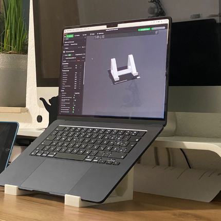 „AirLift M2“ Elegantiškas Nešiojamojo Kompiuterio Stovas – Sukurtas „MacBook Air“