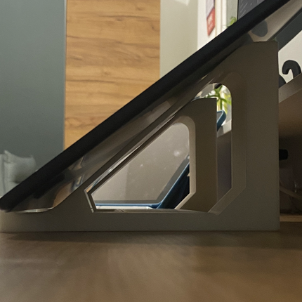 „AirLift M2“ Elegantiškas Nešiojamojo Kompiuterio Stovas – Sukurtas „MacBook Air“