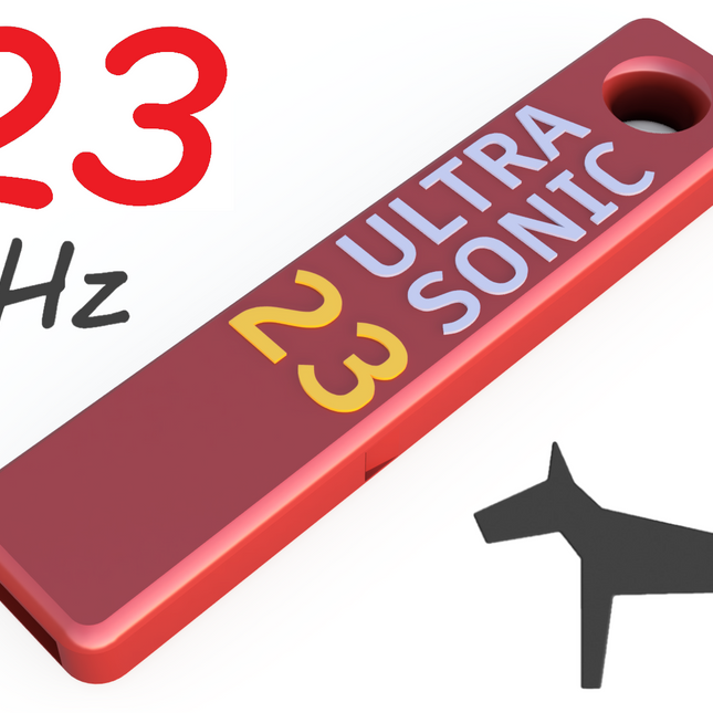 „UltraSilent Pro“ – Ypatingai Aukšto 23 kHz Dažnio Šunų Švilpukas