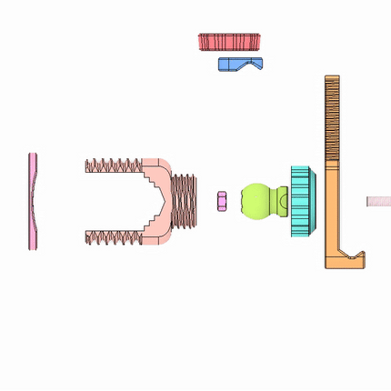 Universalus Telefono Laikiklis Dviračiui ir Vaikiškam Vežimėliui (360° Sukimas)